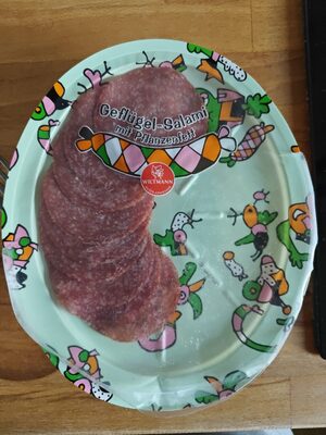 Geflügelsalami mit Pflanzenfett