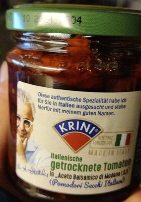 Italienische getrocknete Tomaten in Aceto balsamico di modena