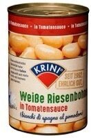 Weiße Riesenbohnen in Tomatensauce