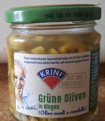 Krini Green olive rings