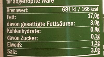 krini black olive rings nutrition facts table