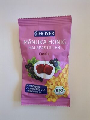 Manuka Honig Pastillen front packaging