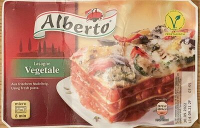 Alberto Lasagne Vegetale front packaging