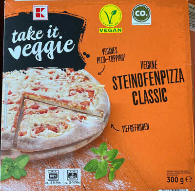 Vegane Steinofenpizza Classic front packaging