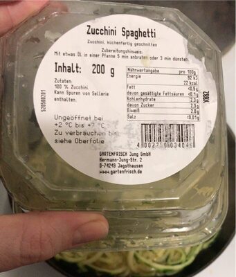 Zucchini Spagetti