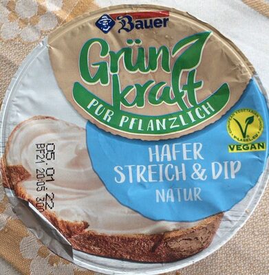 Grünkraft Hafer Streich & Dip Natur