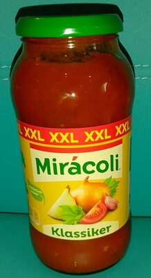 ALDI MIRÁCOLI Sauce XXL In der Sorte Klassiker UVP 3.99€ 2.49€ 675g Glas 1kg 3.69€