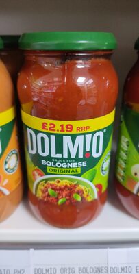 £2.19 RRP DOLMIO SAUCE FOR BOLOGNESE ORIGINAL
