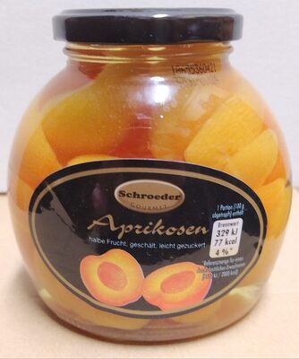 Aprikosen, halbe Frucht, leicht gezuckert