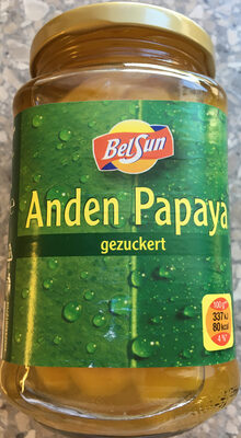 Anden Papaya gezuckert