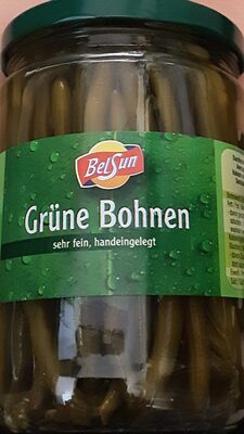 Grüne Bohnen front packaging