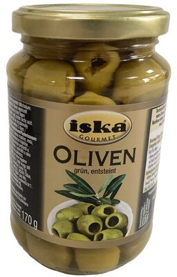 Oliven, grün, entsteint