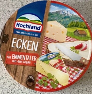 Ecken mit Emmentaler aus dem Allgäu