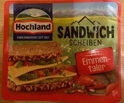 Sandwich scheiben emmentaler