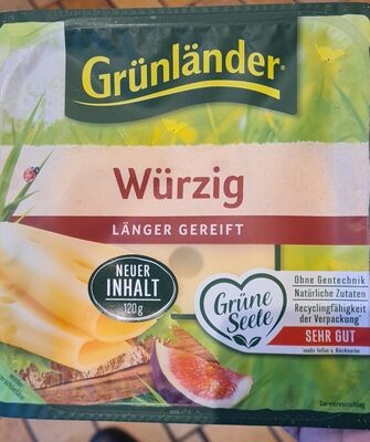 Grünländer Würzig front packaging