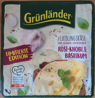 #Lieblingskäse - Röst-Knobi & Basilikum front packaging