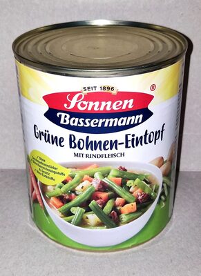 Sonnen Bassermann Grüne Bohnen Eintopf Rind 4002473962355