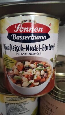 Rindfleisch-Nudel- Eintopf