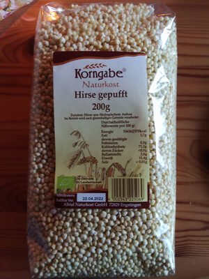 Hirse gepufft