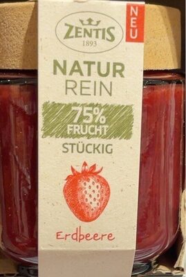 Erdbeer Marmelade Natur Rein