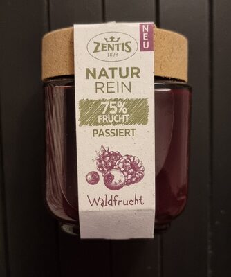 Fruchtaufstruch 75 % Waldfrucht front packaging