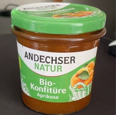 Aprikosen-Konfitüre front packaging