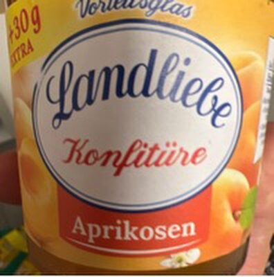 Aprikosen Konfitüre front packaging