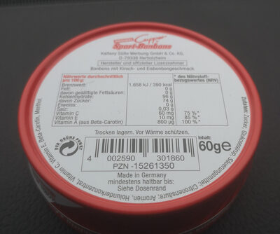 Cupper Sport Bonbons