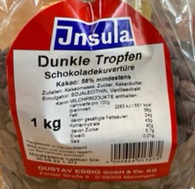 Dunkle Tropfen