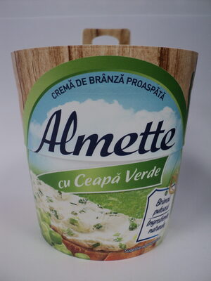 Almette Cremă de brânză proaspătă cu ceapă verde