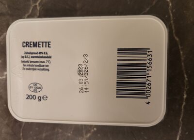 Zuivel spread cremette naturel