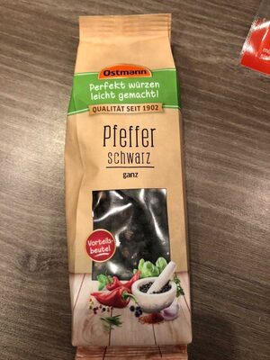 Pfeffer schwarz, ganz