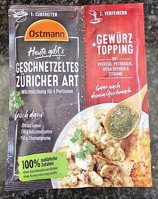 Geschnetzeltes Züricher Art front packaging