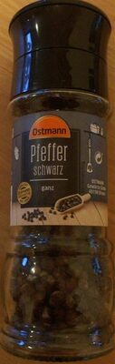 Pfeffer schwarz ganz