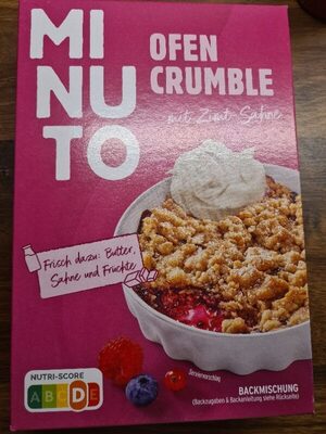 Ofen Crumble front packaging