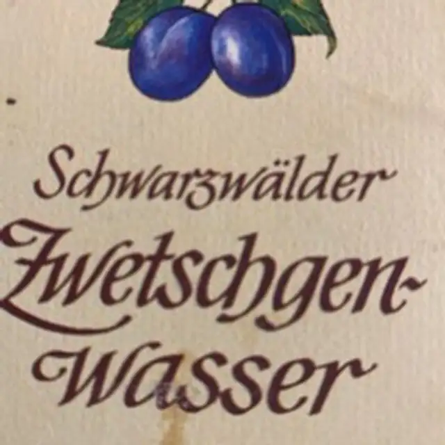Schwarzwälder Zwetschgenwasser
