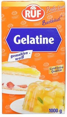 Gelatine weiß gemahlen