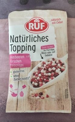 Natürliches Topping front packaging