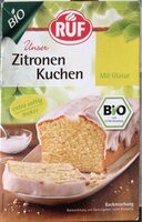 Unser Zitronenkuchen mit Glasur Bio