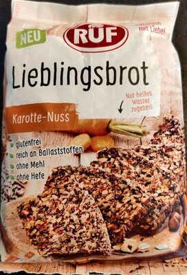 Lieblingsbrot Karotte-Nuss