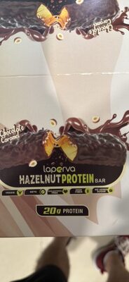 Hazelnut Protein Bar front packaging