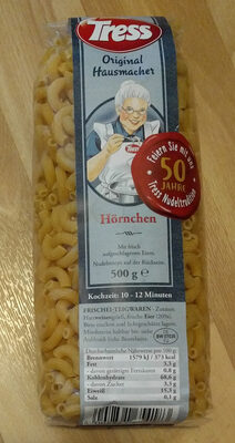 Nudeln - Hörnchen front packaging