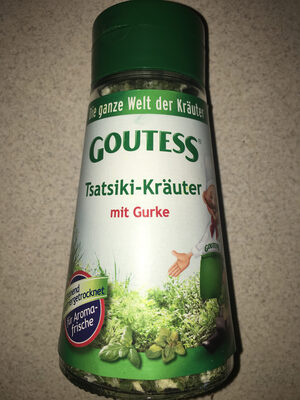 Goutess Tsatsiki-Kräuter mit Gurke front packaging
