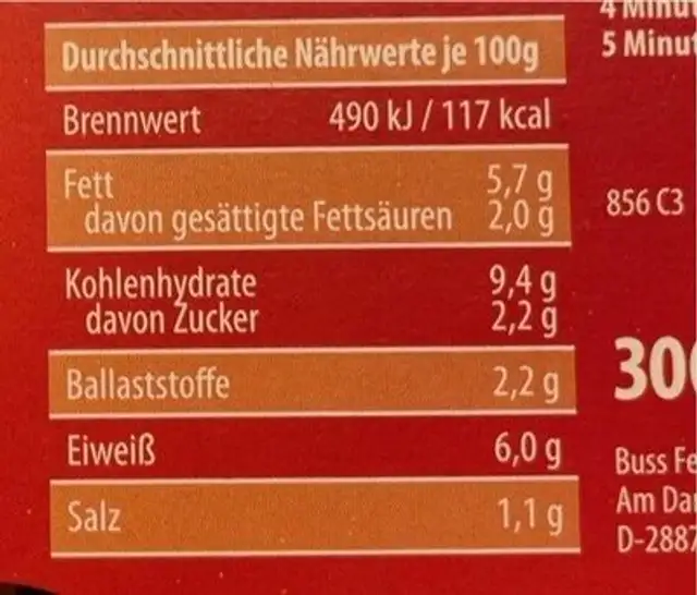 Hacksteak mit Kartoffeln nach mexikanischer Art nutrition facts table
