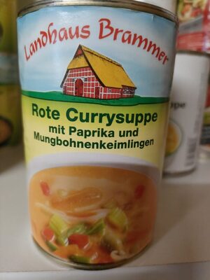 Rote Currysuppe