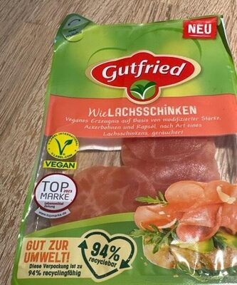 WieLACHSSCHINKEN front packaging