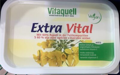 Fettreduzierte Pflanzen Margarine Extra Vital Vita...