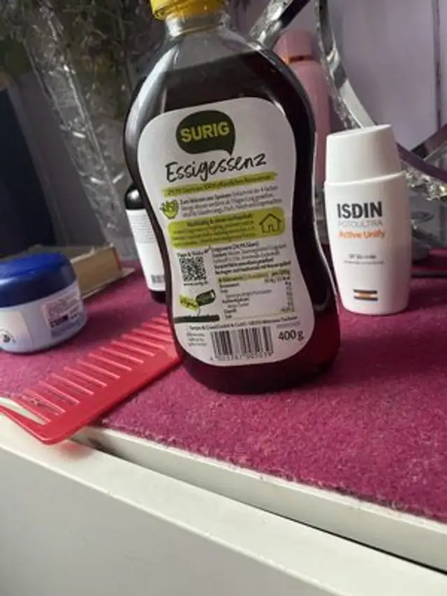 Essigessenz ingredients label