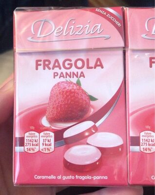 Fragola e panna front packaging