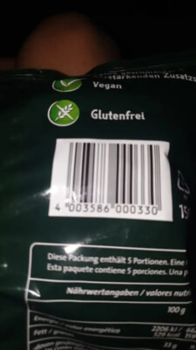 Unknown ingredients label